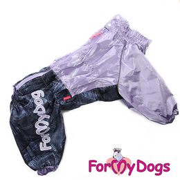 For My Dogs дождевик фиолетовый для собак-девочек (В1)