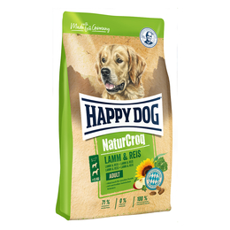 Happy Dog NaturCroq Adult для взрослых собак с чувствительным пищеварением, ягненок/рис, 15&nbsp;кг