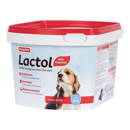Beaphar Lactol Puppy Milk молочная смесь для щенков, для беременных/кормящих собак, для поддержания иммунитета, 500 г