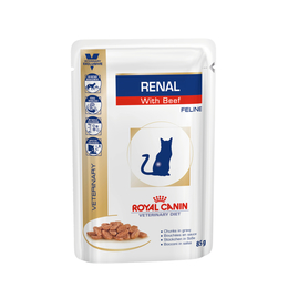 Royal Canin Renal для взрослых кошек с заболеваниями почек + профилактика мочекаменной болезни, курица, пауч 3+1, 85&nbsp;г