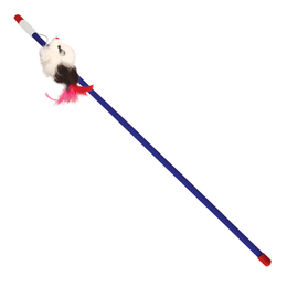 Триол Удочка-дразнилка Мышка, игрушка для кошек, 6,5/50&nbsp;см