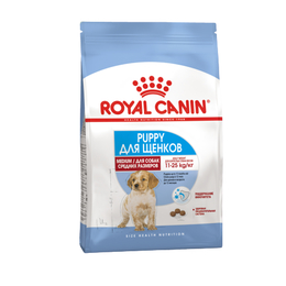 Royal Canin Medium Puppy для щенков средних пород до 10&nbsp;месяцев, поддержание иммунитета, курица, 3&nbsp;кг