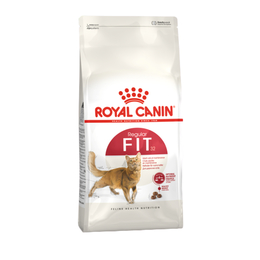 Royal Canin Regular Fit 32&nbsp;для взрослых кошек, бывающих на улице, контроль веса + выведение шерсти, курица, 400&nbsp;г