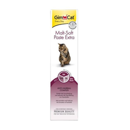 GimCat Malt-Soft-Extra, мальт-паста для выведения комков проглоченной шерсти, солод/бета-глюкан, 50 г