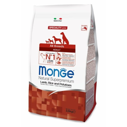 Monge Dog Speciality Mini Adult для взрослых собак мелких пород, ягненок/рис/картофель, 2,5&nbsp;кг