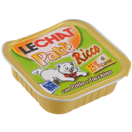 Lechat для кошек всех возрастов, для поддержания иммунитета, курица/индейка, консервы 100 г