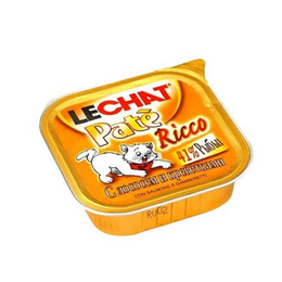 Lechat для кошек всех возрастов, для поддержания иммунитета, лосось/креветки, консервы 100&nbsp;г