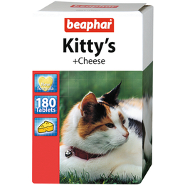 Витаминная добавка Kitty&#039;s + Cheese для кошек с сыром, 180&nbsp;таблеток