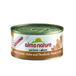 Almo Nature Legend для кошек всех возрастов, для поддержания иммунитета, курица/тунец, консервы 70&nbsp;г