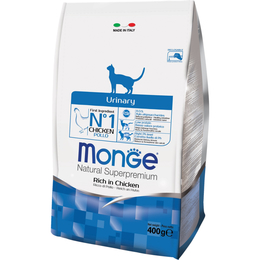 Monge Cat Urinary для взрослых кошек, профилактика мочекаменной болезни, курица, 400 г