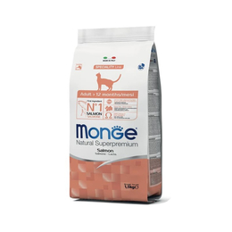 Monge Cat Classic Line для взрослых кошек, для поддержания иммунитета, лосось, 1,5&nbsp;кг