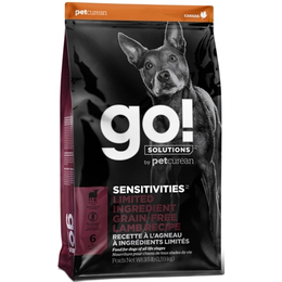 Go! Solutions Sensitivities для щенков и собак с чувствительным пищеварением, ягненок, 11,35 кг