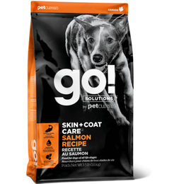 Go! Solutions Skin + Coat Care для щенков, кормящих и беременных собак всех пород, здоровье кожи и шерсти, лосось, 11,35&nbsp;кг