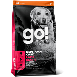 Go! Solutions Skin + Coat Care для щенков, кормящих и беременных собак всех пород, здоровье кожи и шерсти, ягненок, 11,35 кг
