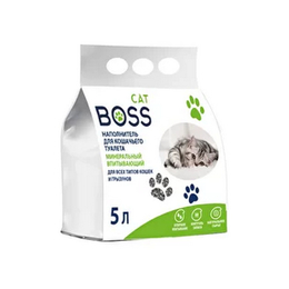 CatBoss наполнитель впитывающий для кошачьего туалета, 2,5&nbsp;кг (5&nbsp;л)