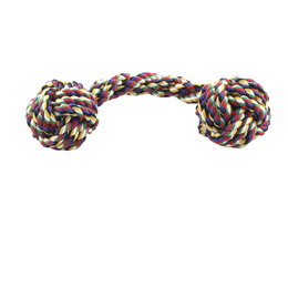 Триол Веревка-плетеная гантель, игрушка для собак, 24 см