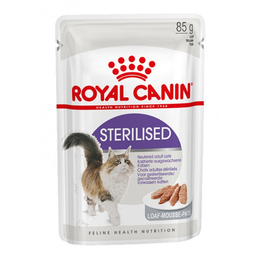 Royal Canin Regular Sterilised для стерилизованных кошек, здоровье почек + контроль веса, мясо, кусочки, паштет, пауч, 85&nbsp;г