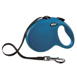 Flexi New Classic L Рулетка-поводок для собак весом до 50&nbsp;кг (синий), 5&nbsp;м