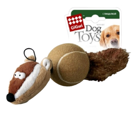 GiGwi Барсук с 2-мя пищалками, игрушка для собак