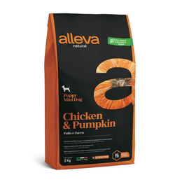 Alleva Natural Mini для щенков мелких пород, с курицей и тыквой, 2&nbsp;кг