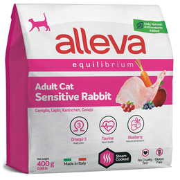 Alleva EQUILIBRIUM SENSITIVE Rabbit для кошек c Кроликом, 0,4кг