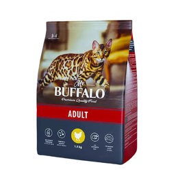 Mr.Buffalo Adult для взрослых кошек, курица, 1,8&nbsp;кг