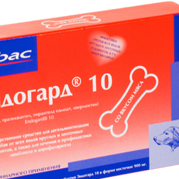 Virbac Эндогард 10 для собак от глистов, 6 таблеток