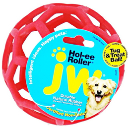 JW Игрушка для собак, мяч сетчатый, каучук, средний