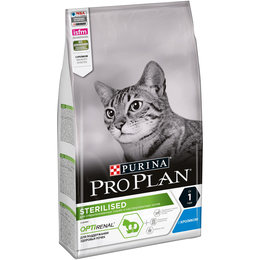 Pro Plan Adult Sterilised OptiRenal для стерилизованных кошек, здоровье почек, кролик, 1,5&nbsp;кг