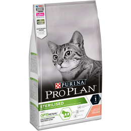 Pro Plan Adult Sterilised OptiRenal для стерилизованных кошек, здоровье почек, лосось, 1,5 кг