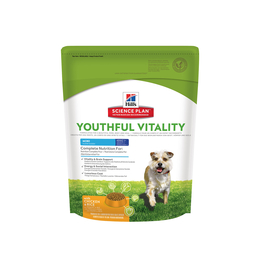 Hill`s SP Adult 7+ Youthful Vitality Mini для пожилых собак малых пород, здоровье кишечника + развитие мозга, курица, 750 г