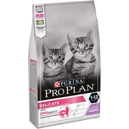 Pro Plan Delicate Junior OptiDigest для котят с чувствительным пищеварением, индейка, 1,5&nbsp;кг