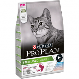 Pro Plan Sterilised OptiSavour для стерилизованных кошек, треска/форель, 1,5&nbsp;кг