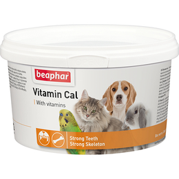 Кормовая добавка Vitamin Cal для кошек, собак, грызунов и птиц, 250&nbsp;г