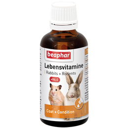 Витаминная добавка Lebensvitamine для кроликов и грызунов для поддержания иммунитета, 50 мл