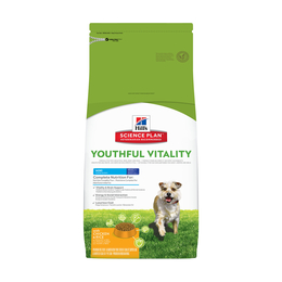Hill`s SP Adult 7+ Youthful Vitality Mini для пожилых собак малых пород, здоровье кишечника + развитие мозга, курица, 2,5 кг