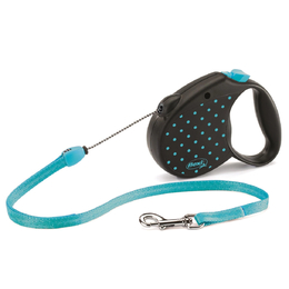Flexi Color S Рулетка-поводок для собак весом до 12&nbsp;кг (голубой), 5&nbsp;м