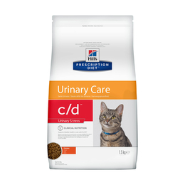 Hill`s PD Urinary Care Stress для взрослых кошек при стрессе, растворение струвитов + профилактика мочекаменной болезни, курица, 1,5 кг