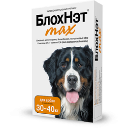 БлохНэт max капли для собак весом 30–40&nbsp;кг, 4&nbsp;мл