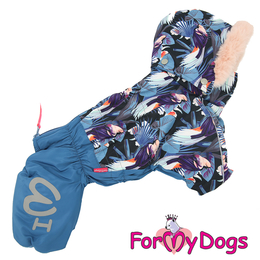 For My Dogs комбинезон синий для собак-мальчиков (20)
