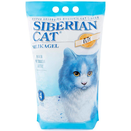 Сибирская кошка «Elit», наполнитель силикагелевый для кошачьего туалета, 4&nbsp;л (1,85&nbsp;кг)