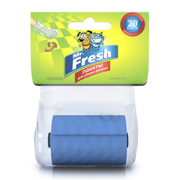 Mr.Fresh пакеты для уборки фекалий (сменный рулон), 20 пакетов