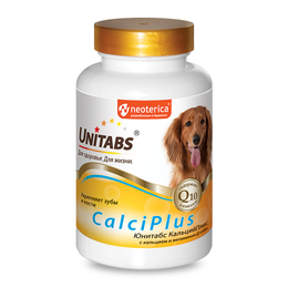 Витамины CalciPlus для собак с кальцием, фосфором и витамином D, 100 таблеток