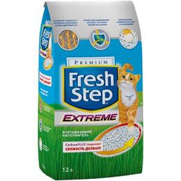 FreshStep Extreme наполнитель тройной контроль запахов для кошачьих туалетов, 12 л (6,35 кг)