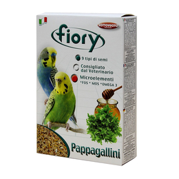 Fiory Superpremium Pappagallini для волнистых попугаев, здоровье пищеварения + пигментация, 400&nbsp;г