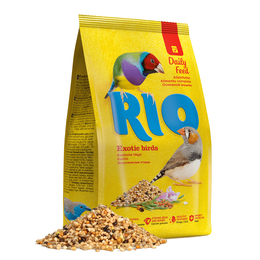 Rio Exotic Birds Daily Feed для экзотических птиц, здоровое оперение + иммунитет, 500 г