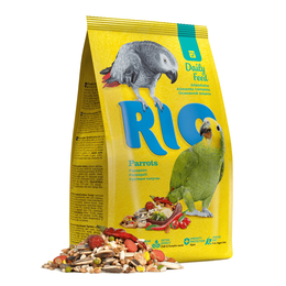 Rio Parrots Daily Feed для крупных попугаев, здоровое пищеварение + иммунитет, 500 г