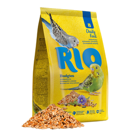 Rio Budgies Daily Feed для волнистых попугаев, здоровое оперение + иммунитет, 500 г