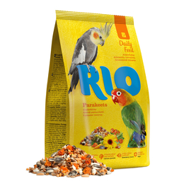 Rio Parakeets Daily Feed для средних попугаев, острое зрение + иммунитет, 500 г
