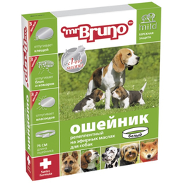 Mr.Bruno ошейник для собак репеллентный (белый), 75 см